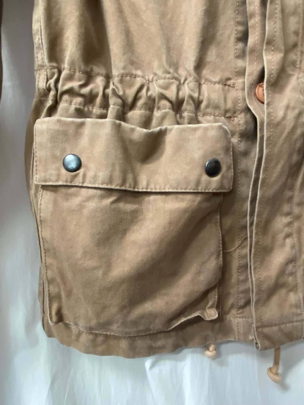 Vintage Banana Republic Safari Bush Jacket XS Italian Canvas Military Field Coat - Picture 6 of 16